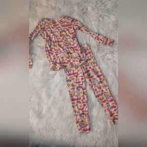 Colorful Graphic Pajama Set